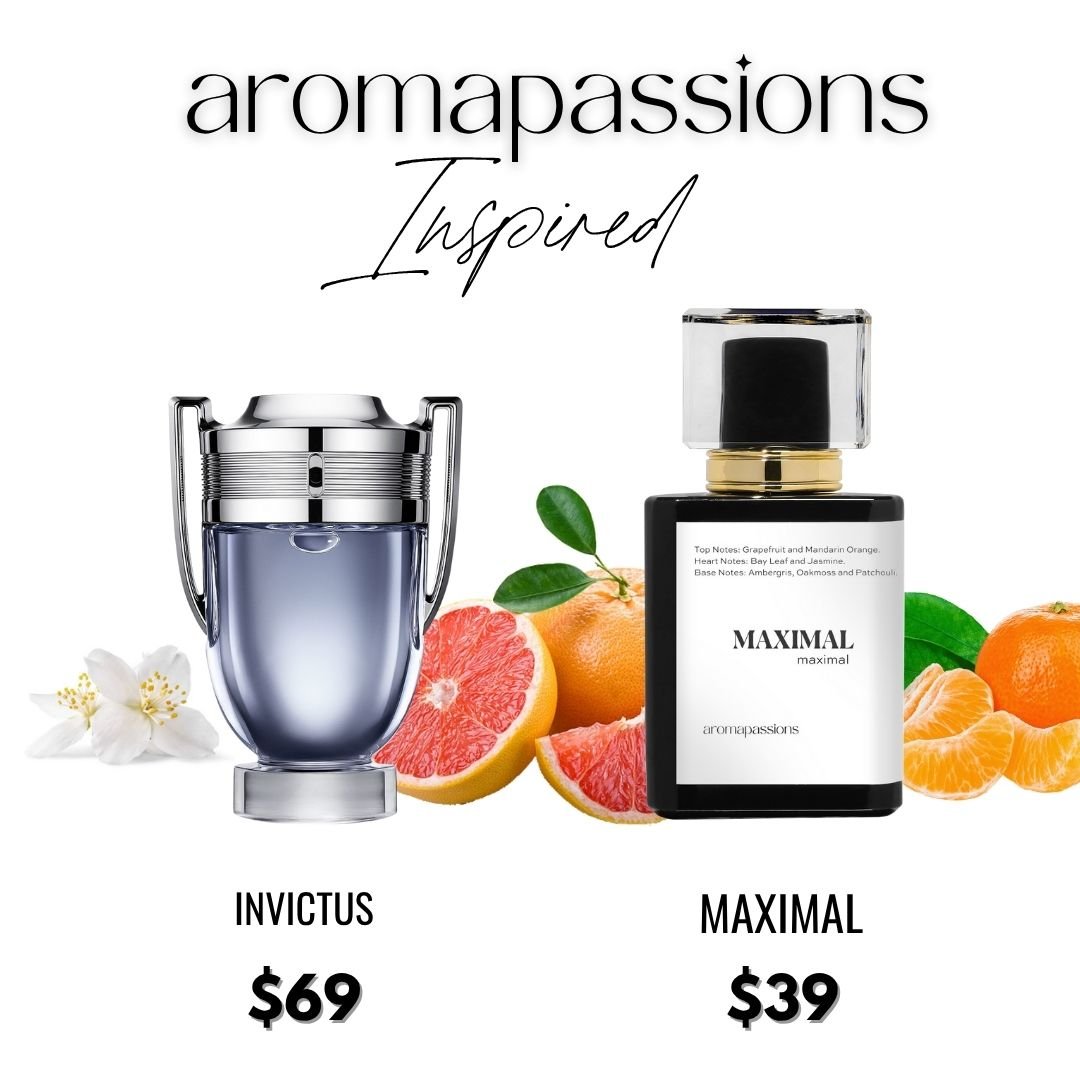 MAXIMAL | Inspired by PACO RABANNE INVICTUS | Invictus Dupe Pheromone Perfume - aromapassions