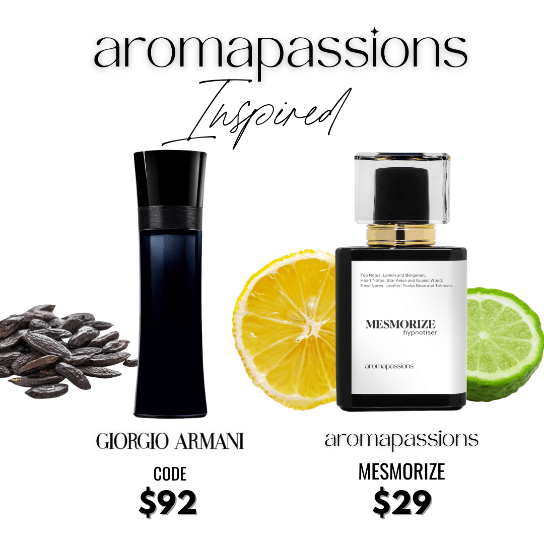 MESMORIZE | Inspired by GIORGIO ARMANI CODE | Armani Code Dupe Pheromone Perfume - aromapassions