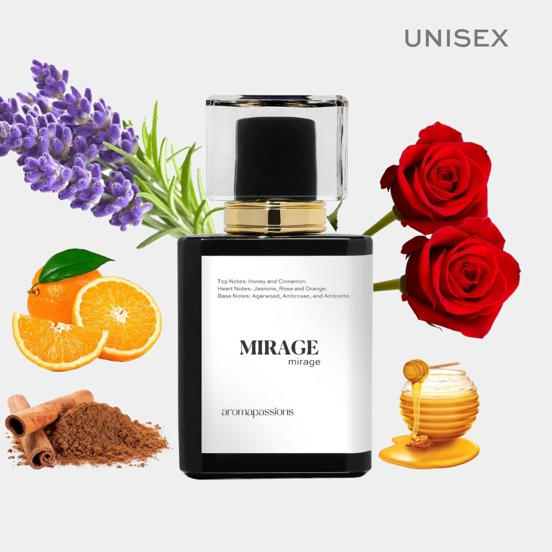 MIRAGE | Inspired by LOUIS VUITTON FLEUR DU DÉSERT | Fleur du Désert Dupe Pheromone Perfume - aromapassions