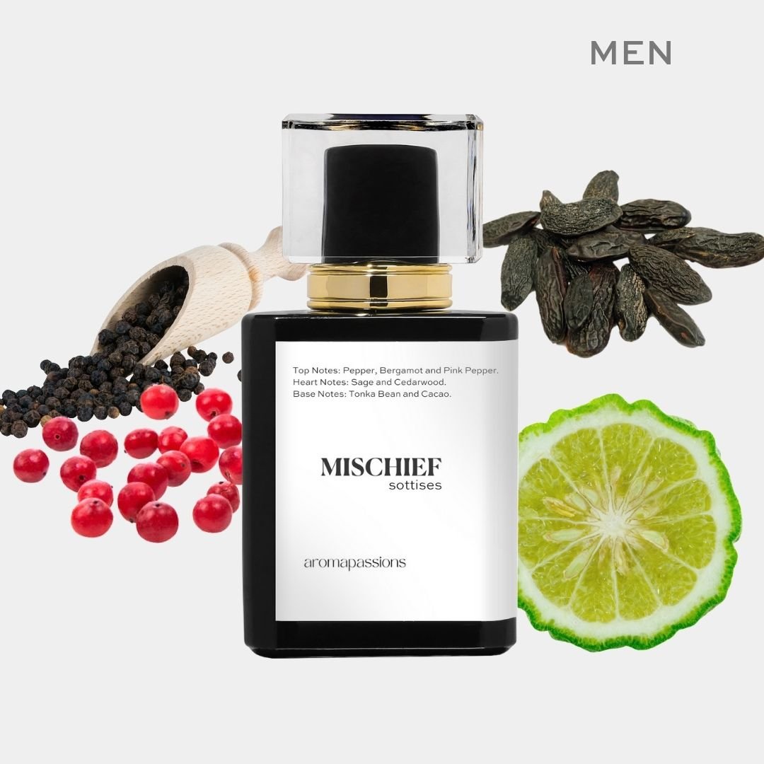 MISCHIEF | Inspired by CAROLINA HERRERA BADBOY | Badboy Dupe Pheromone Perfume - aromapassions