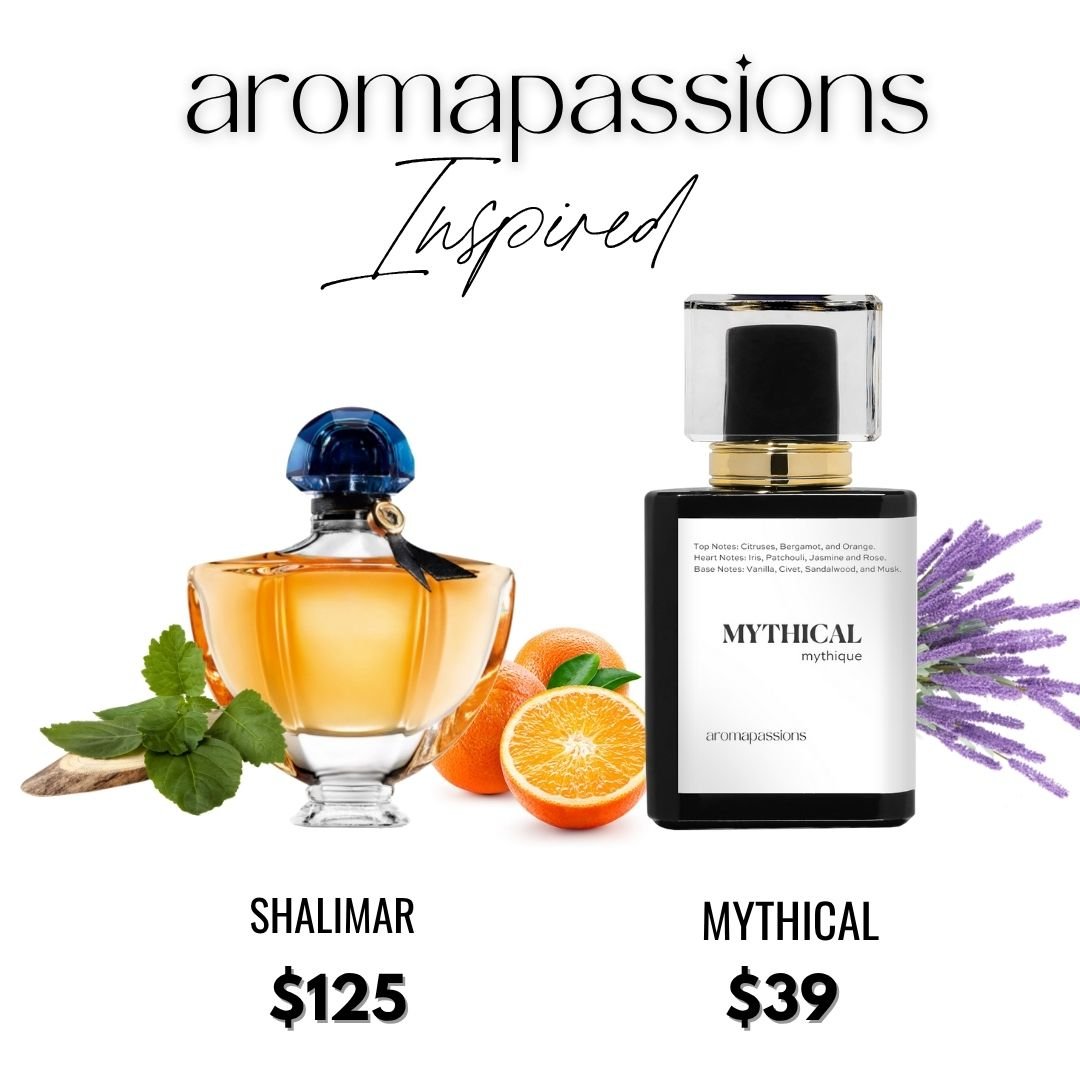 MYTHICAL | Inspired by GUERLAIN SHALIMAR | Shalimar Dupe Pheromone Perfume - aromapassions