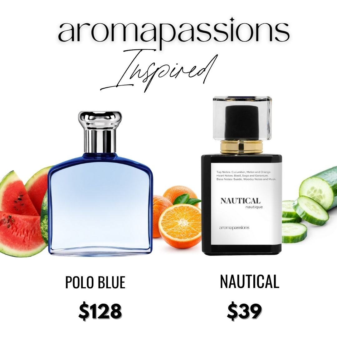 NAUTICAL | Inspired by RALPH - LAUREN POLO BLUE | Polo Blue Dupe Pheromone Perfume - aromapassions