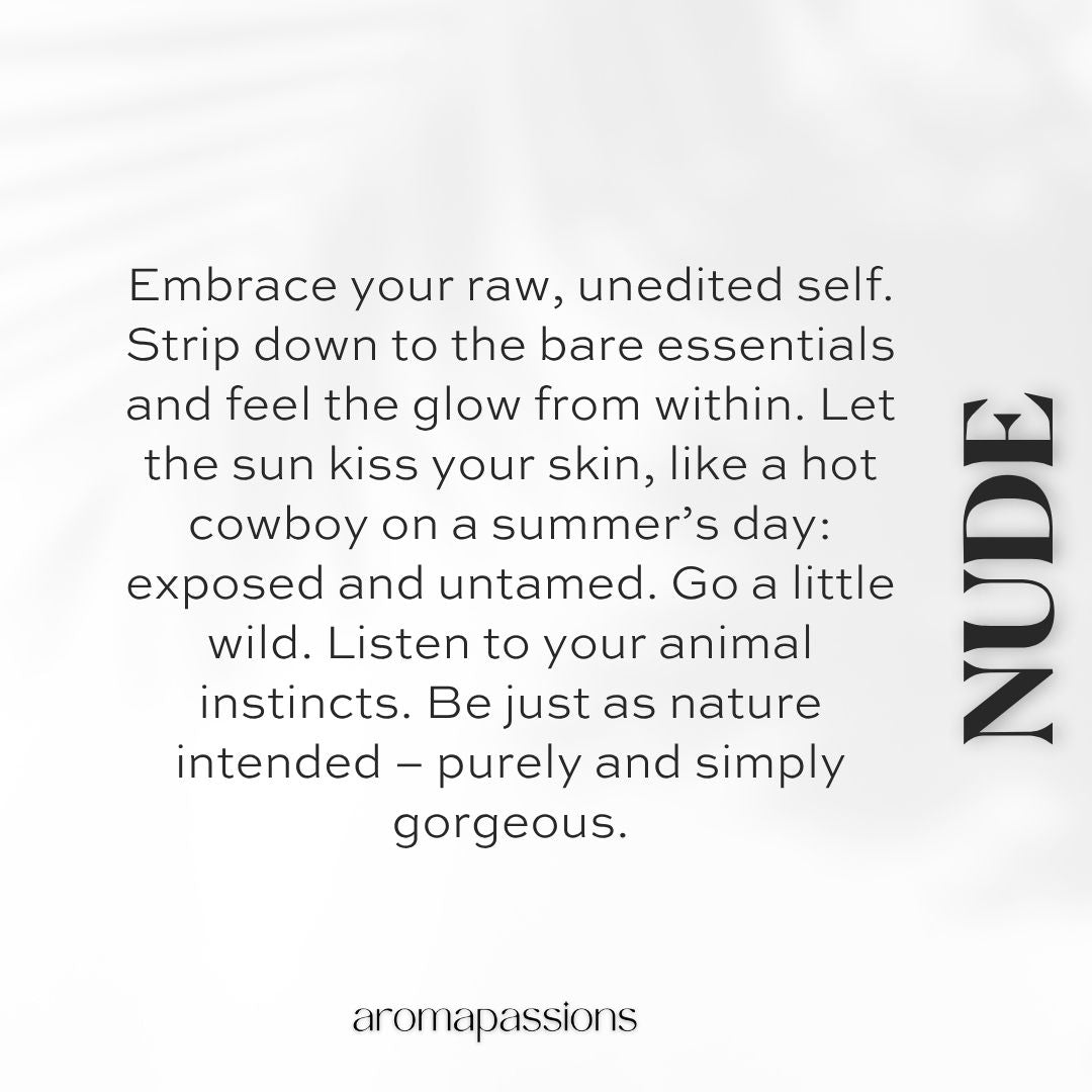 NUDE | Inspired by TOM FORD OMBRE LEATHER | Ombre Leather Dupe Pheromone Men Women Perfume | Cardamom Jasmine Patchouli Essential Oilss - aromapassions