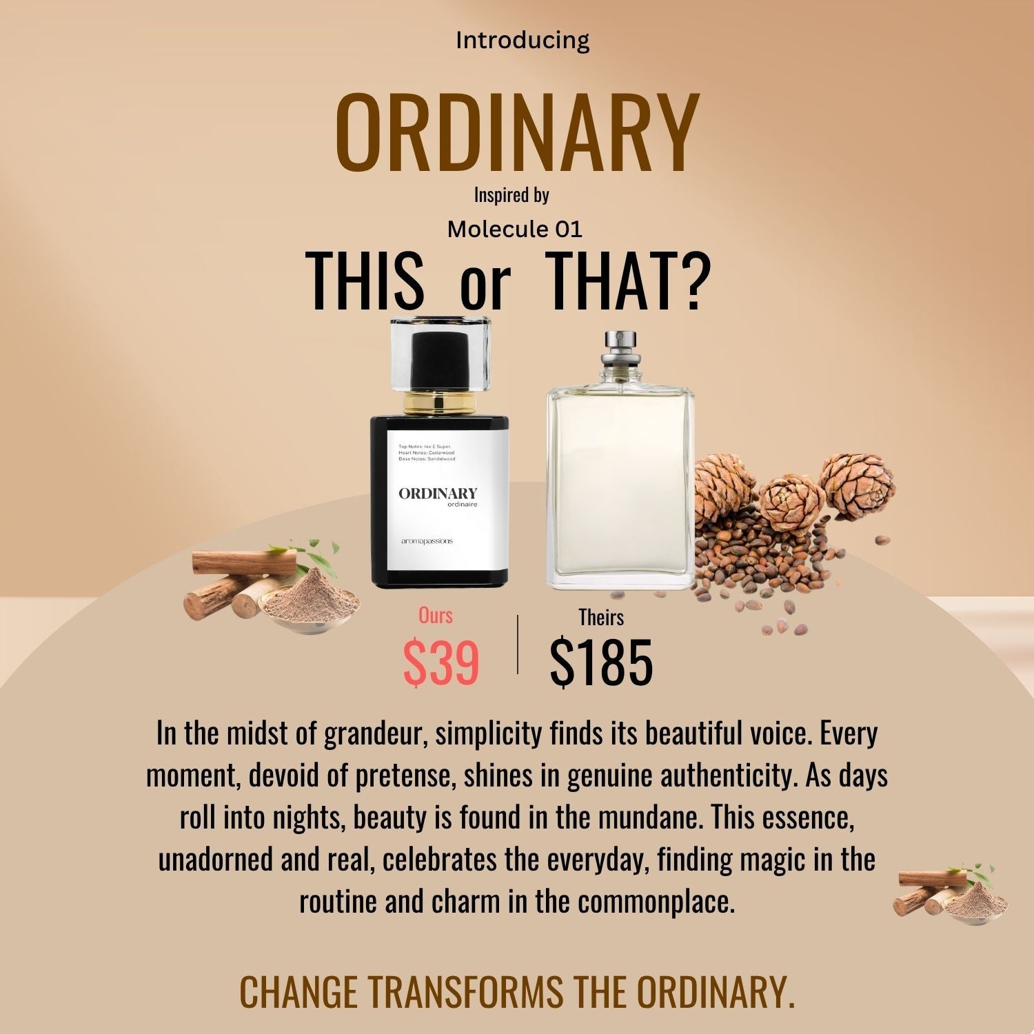 ORDINARY | Inspired by ESCENTRIC MOLECULES MOLECULE 01 | Molecule 01 Dupe Pheromone Perfume - aromapassions