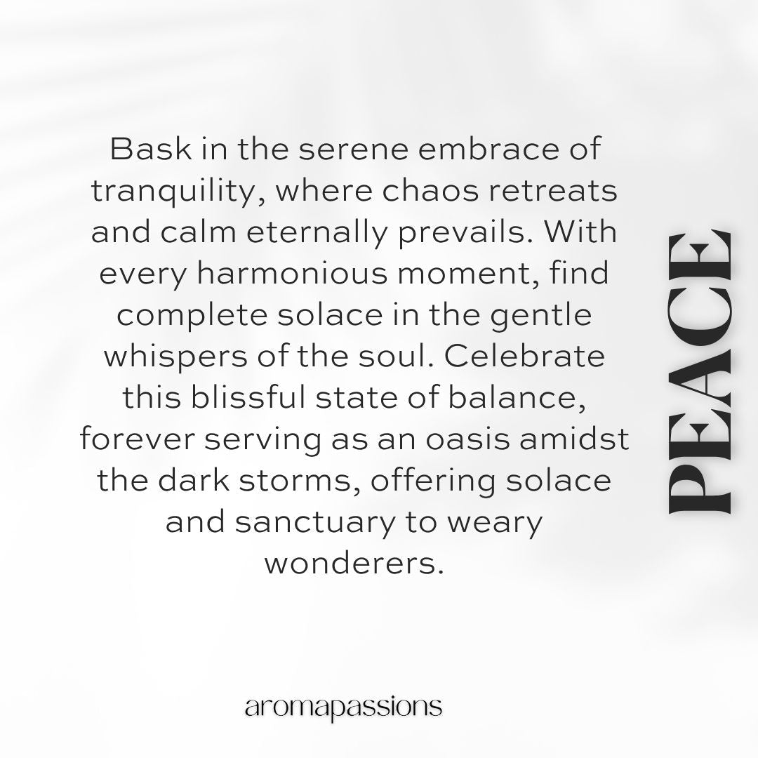 PEACE | Inspired by DIPTYQUE FLEUR DE PEAU | Fleur De Peau Dupe Pheromone Perfume - aromapassions