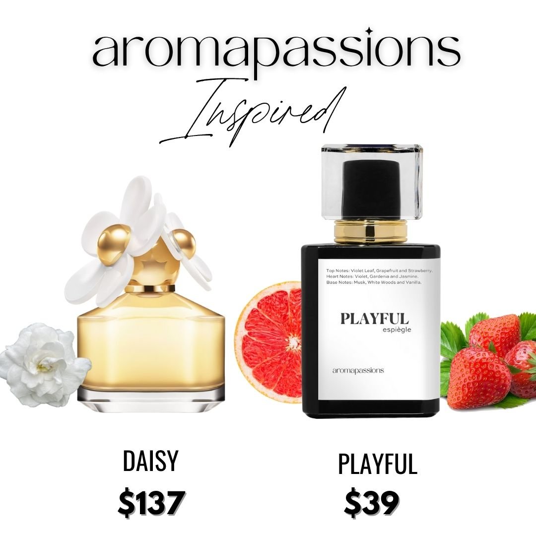 PLAYFUL | Inspired by MARK JACOBS DAISY | Daisy Dupe Pheromone Perfume - aromapassions
