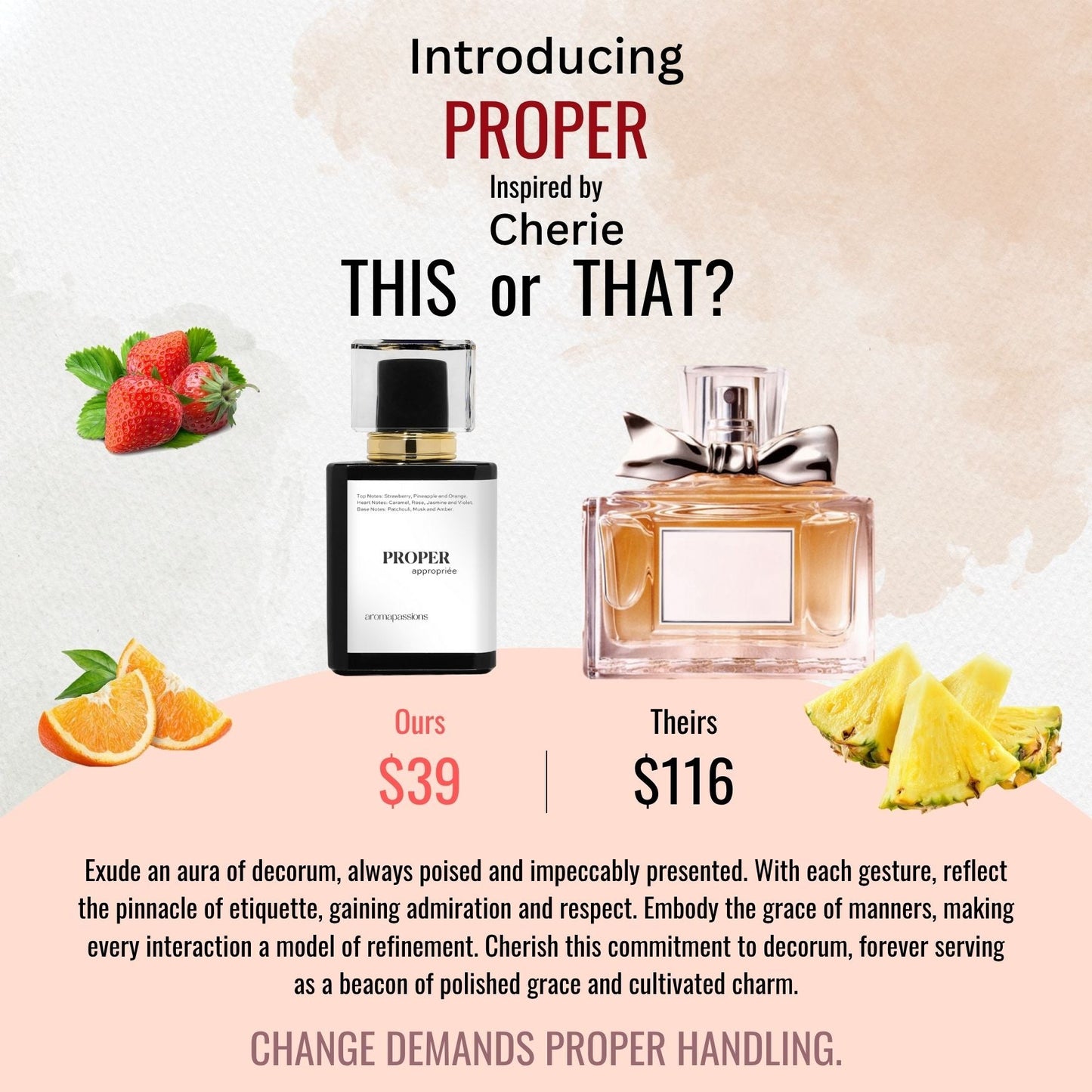 PROPER | Inspired by DIOR MISS DIOR CHERIE | Miss Dior Cherie Dupe Pheromone Perfume - aromapassions