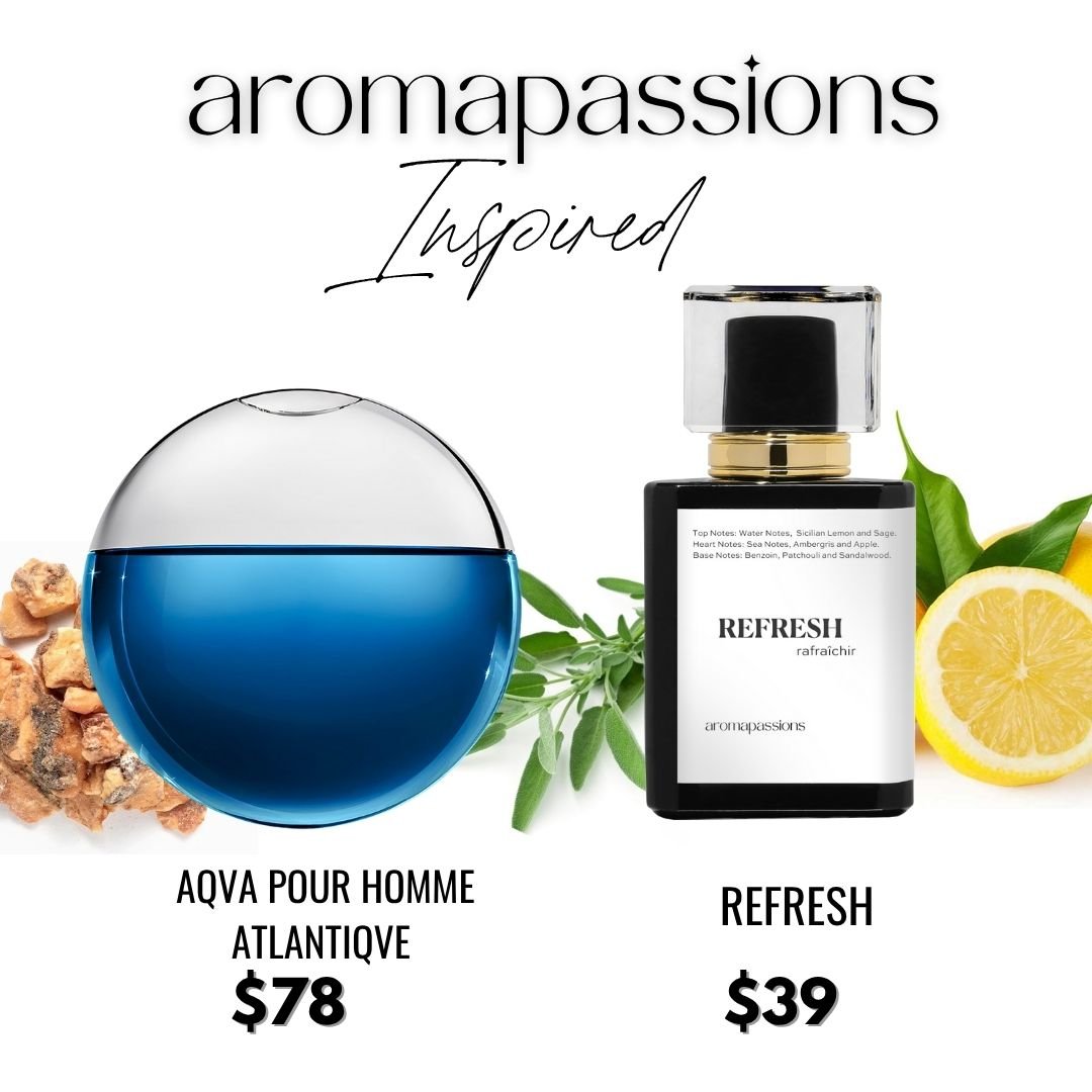 REFRESH | Inspired by BVLGRI AQVA POUR HOMME ATLANTIQVE | Aqva Pour Homme Atlantiqve Pheromone Perfume Dupes - aromapassions
