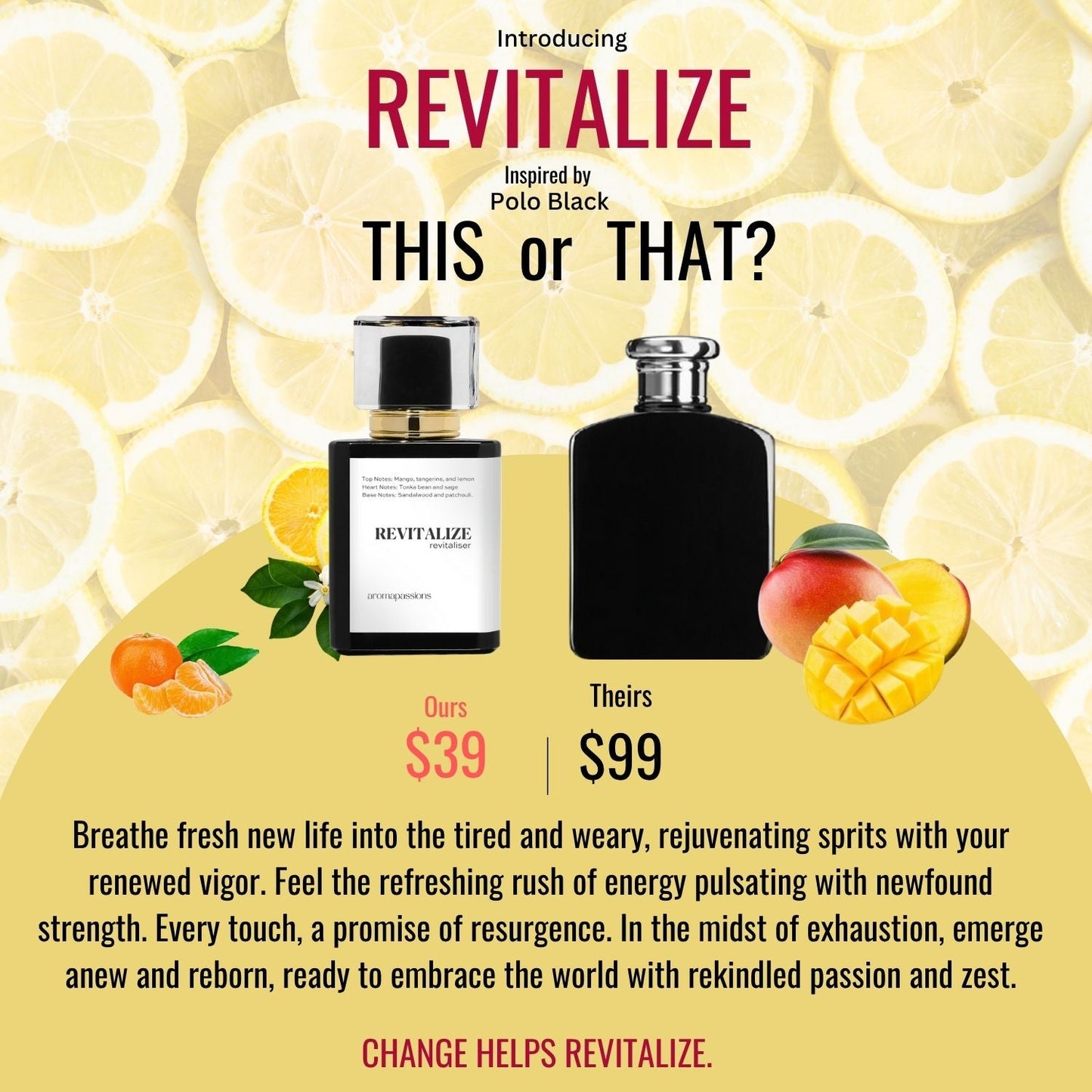 REVITALIZE | Inspired by RALPH - LAUREN POLO BLACK | Polo Black Dupe Pheromone Perfume - aromapassions
