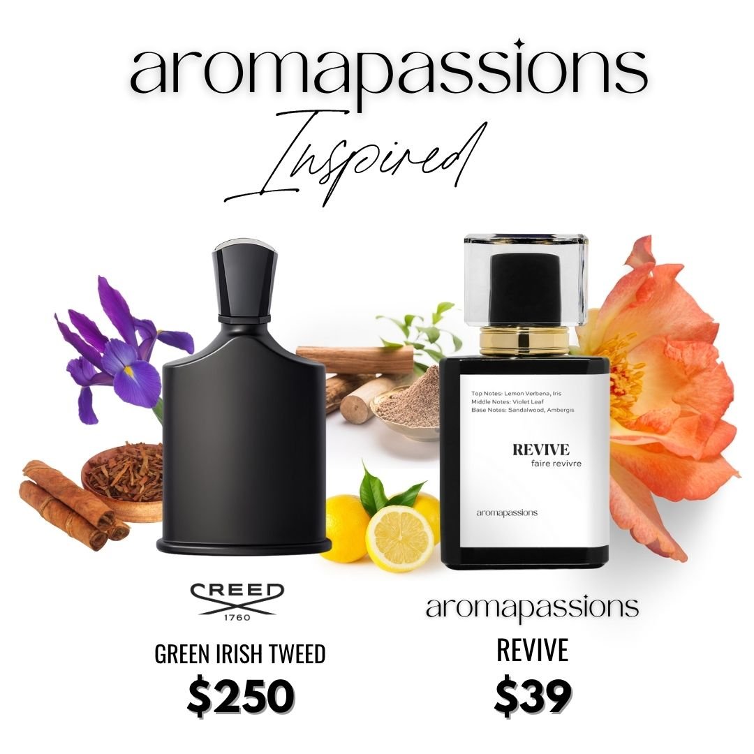 REVIVE | Inspired by CREED GREEN IRISH TWEED | Green Irish Tweed Dupe Pheromone Perfume - aromapassions