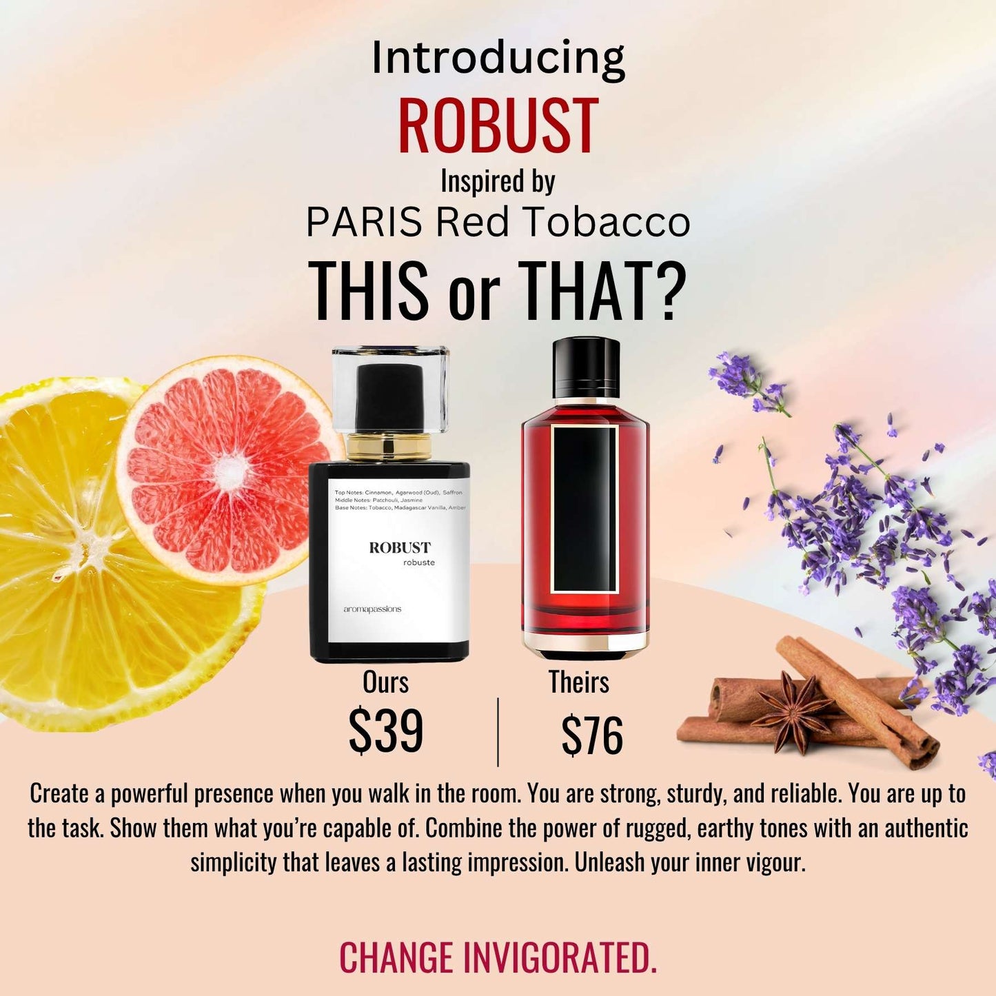 ROBUST | Inspired by MANCERA RED TOBACCO | Red Tobacco Dupe Pheromone Perfume - aromapassions