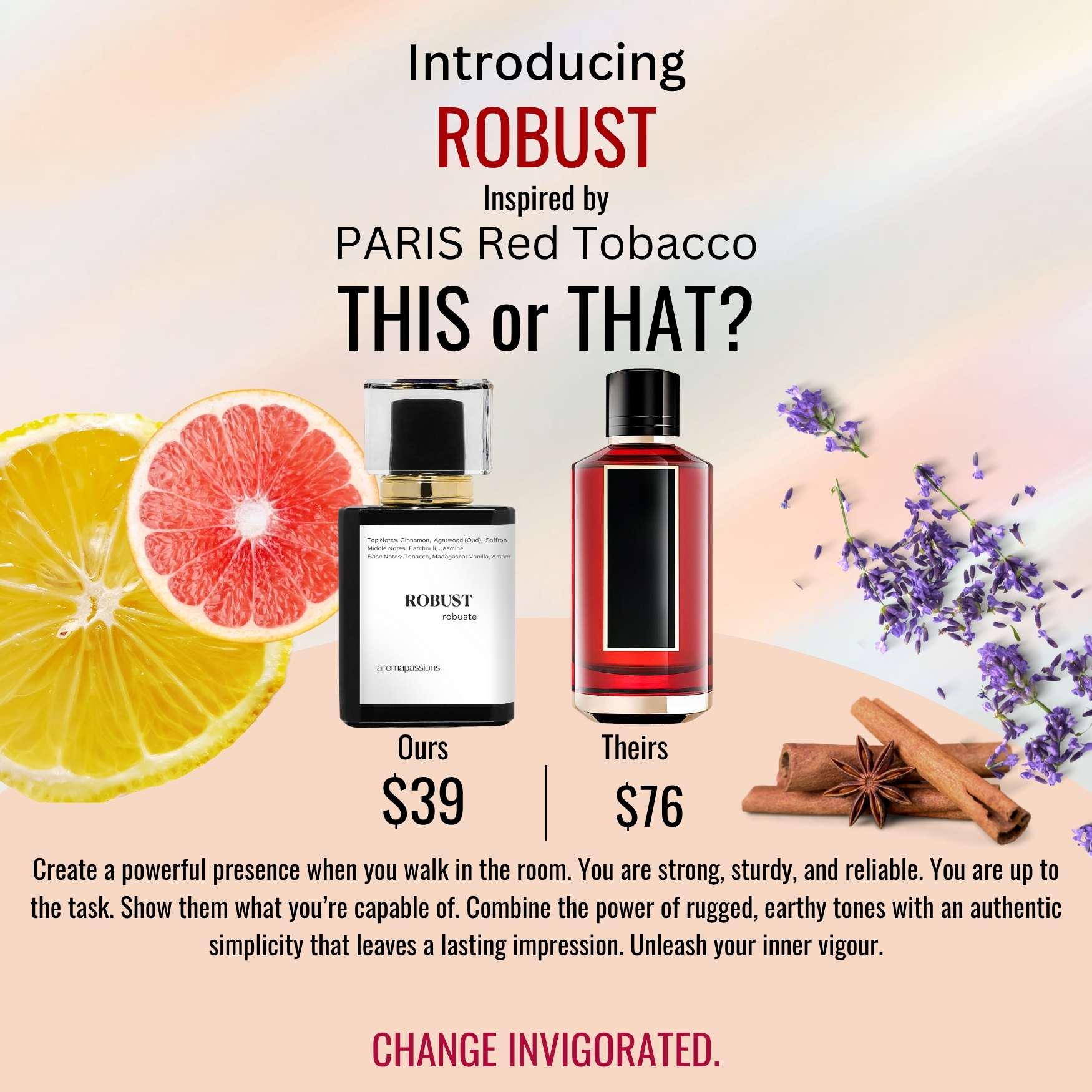 ROBUST | Inspired by MANCERA RED TOBACCO | Red Tobacco Dupe Pheromone Perfume - aromapassions