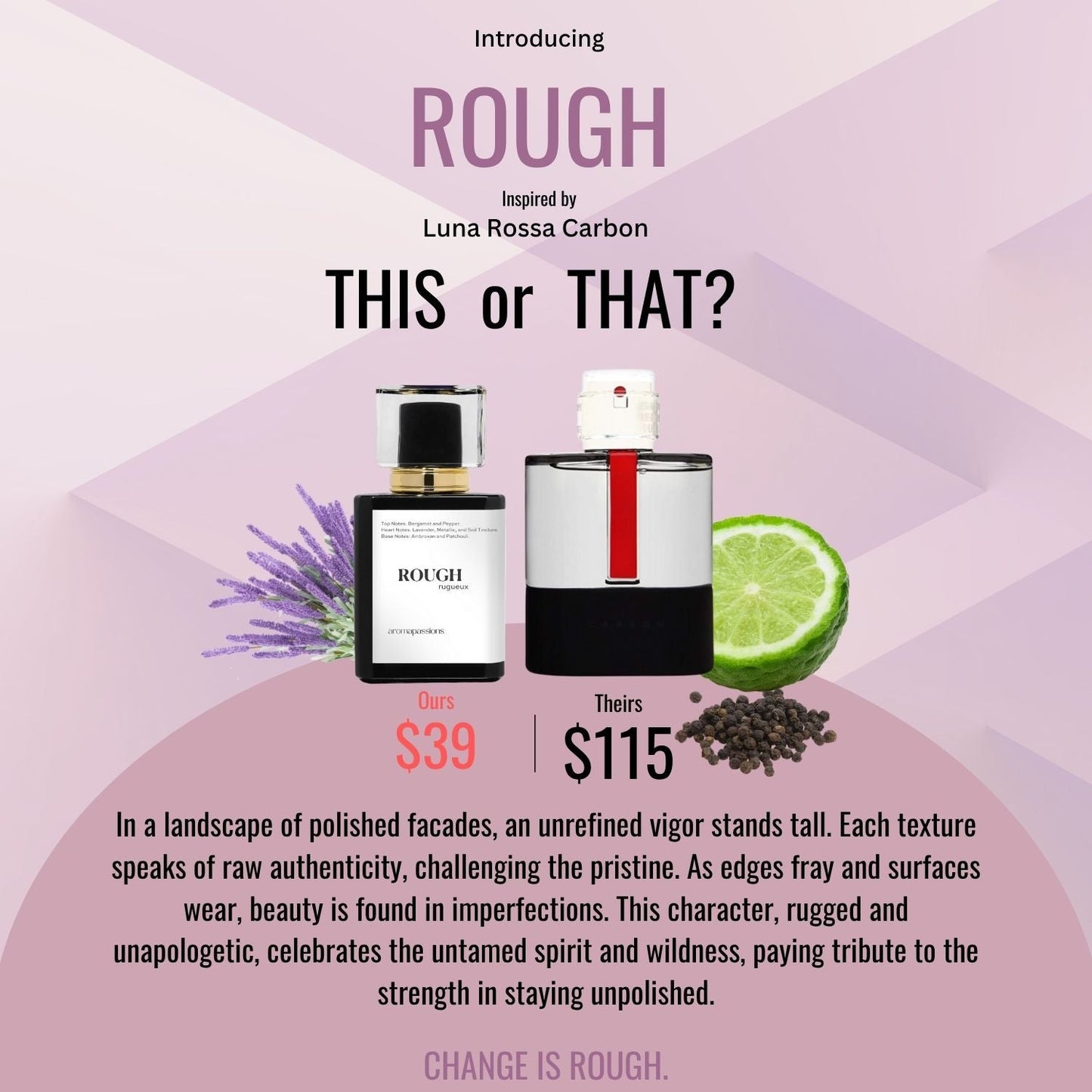 ROUGH | Inspired by PRADA LUNA ROSSA CARBON | Luna Rossa Carbon Dupe Pheromone Perfume - aromapassions