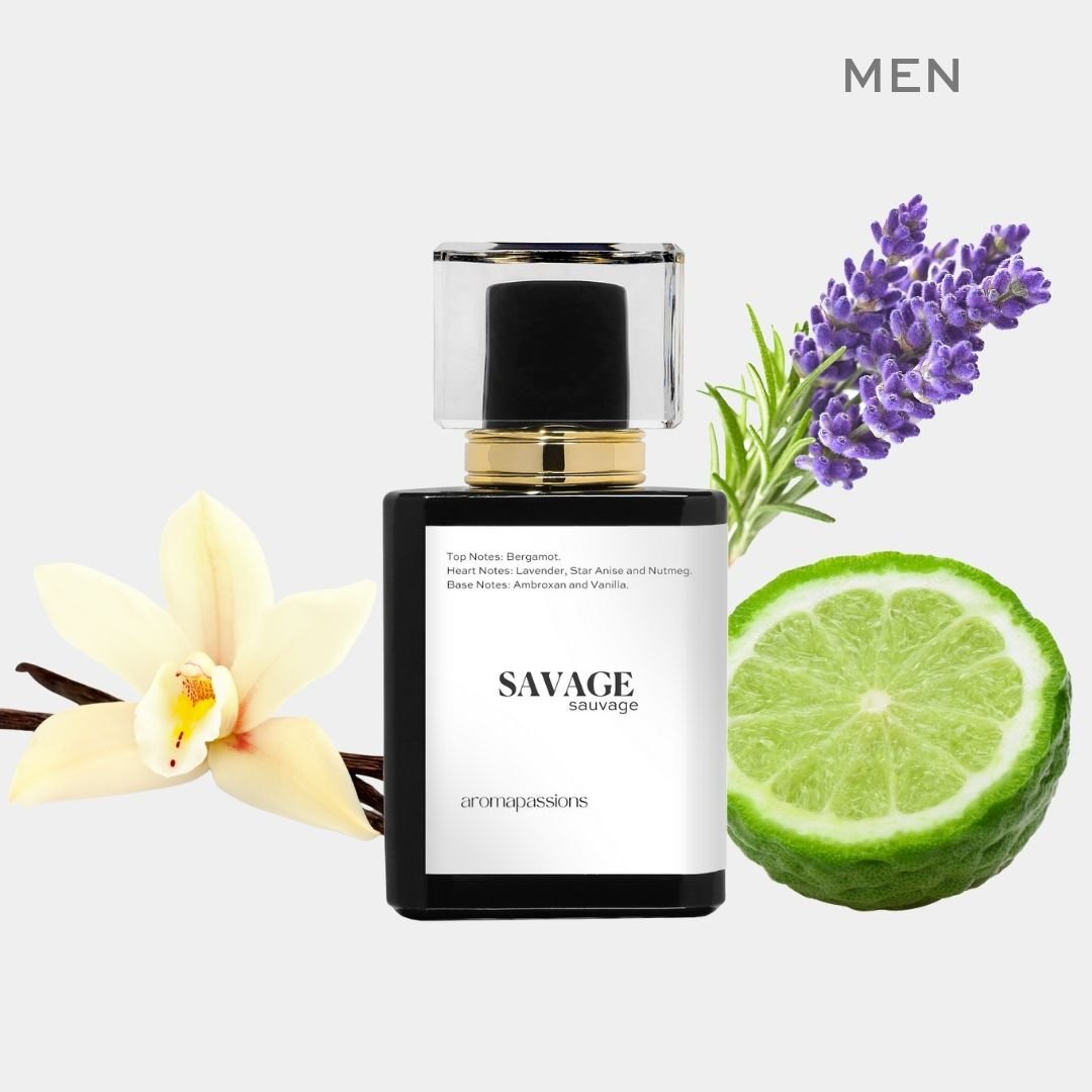 SAVAGE | Inspired by DIOR SAUVAGE | Sauvage Dupe Pheromone Perfume - aromapassions