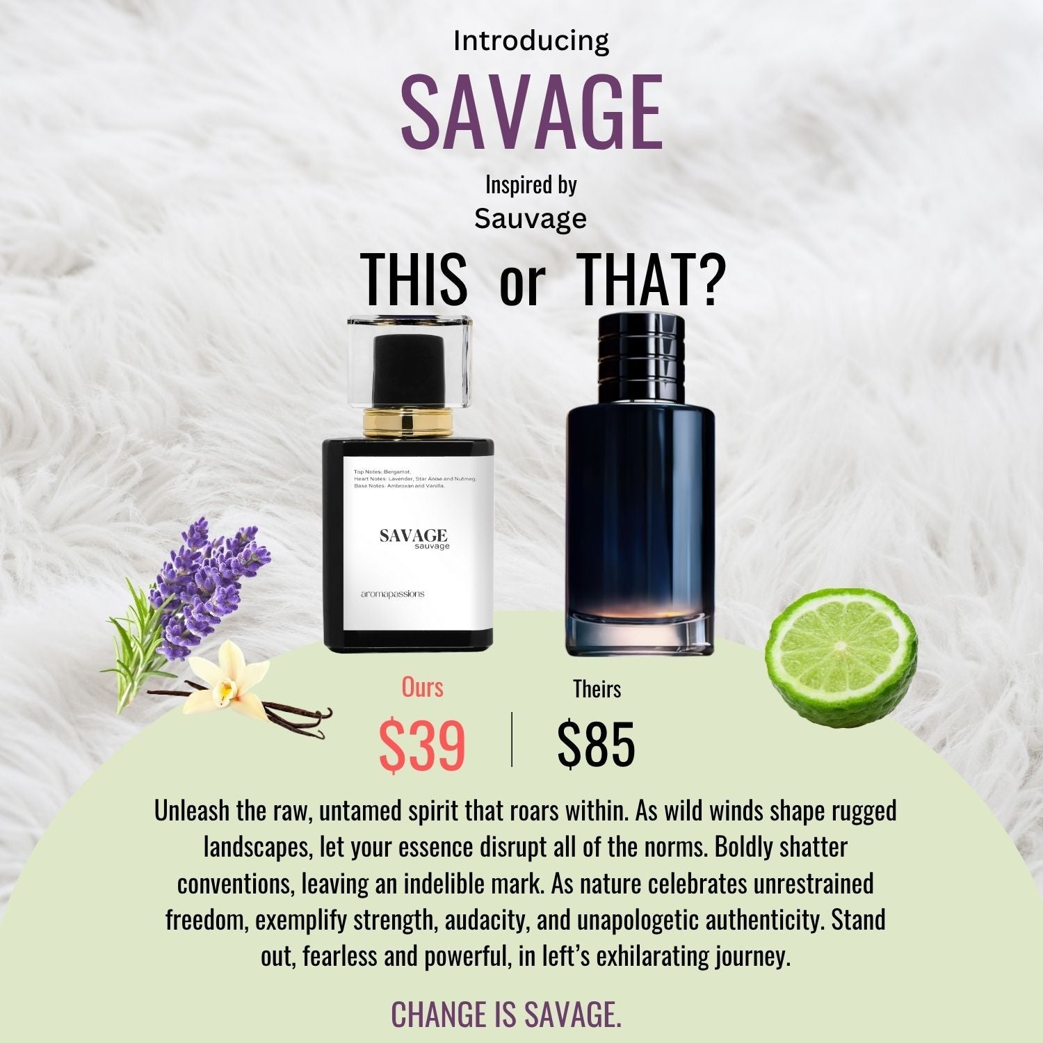 SAVAGE | Inspired by DIOR SAUVAGE | Sauvage Dupe Pheromone Perfume - aromapassions