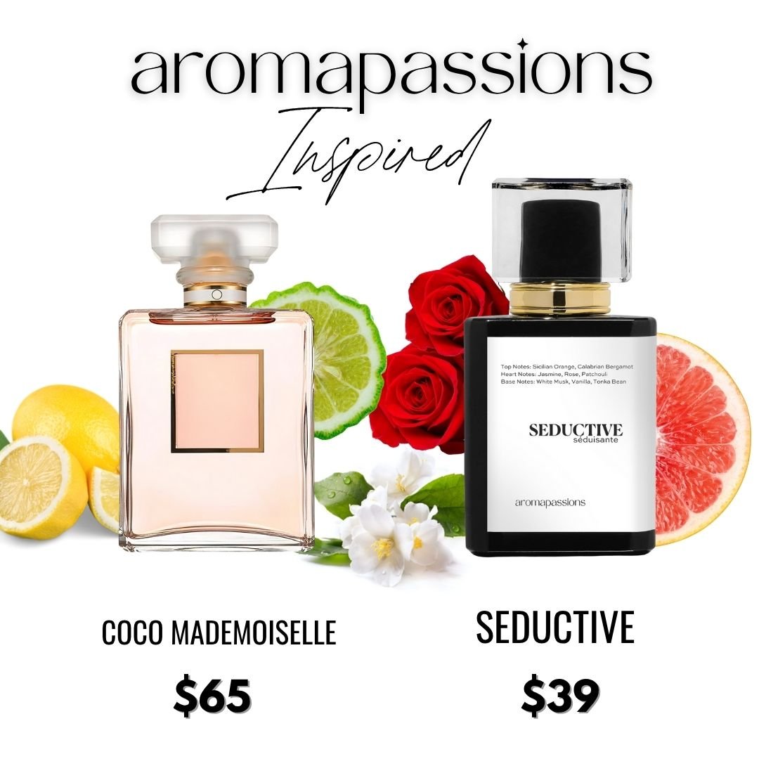 SEDUCTIVE | Inspired by CHANEL COCO MADEMOISLLE Eau De Parfum | Fragrance Oil Pheromone Perfume Women | Rose Vanilla Essential Oils Scent Notes| - aromapassions