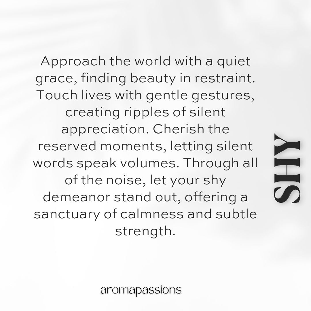 SHY | Inspired by BY - KILIAN KILIAN LOVE DON'T BE SHY | kilian love don't be shy Dupe Pheromone Perfume - aromapassions