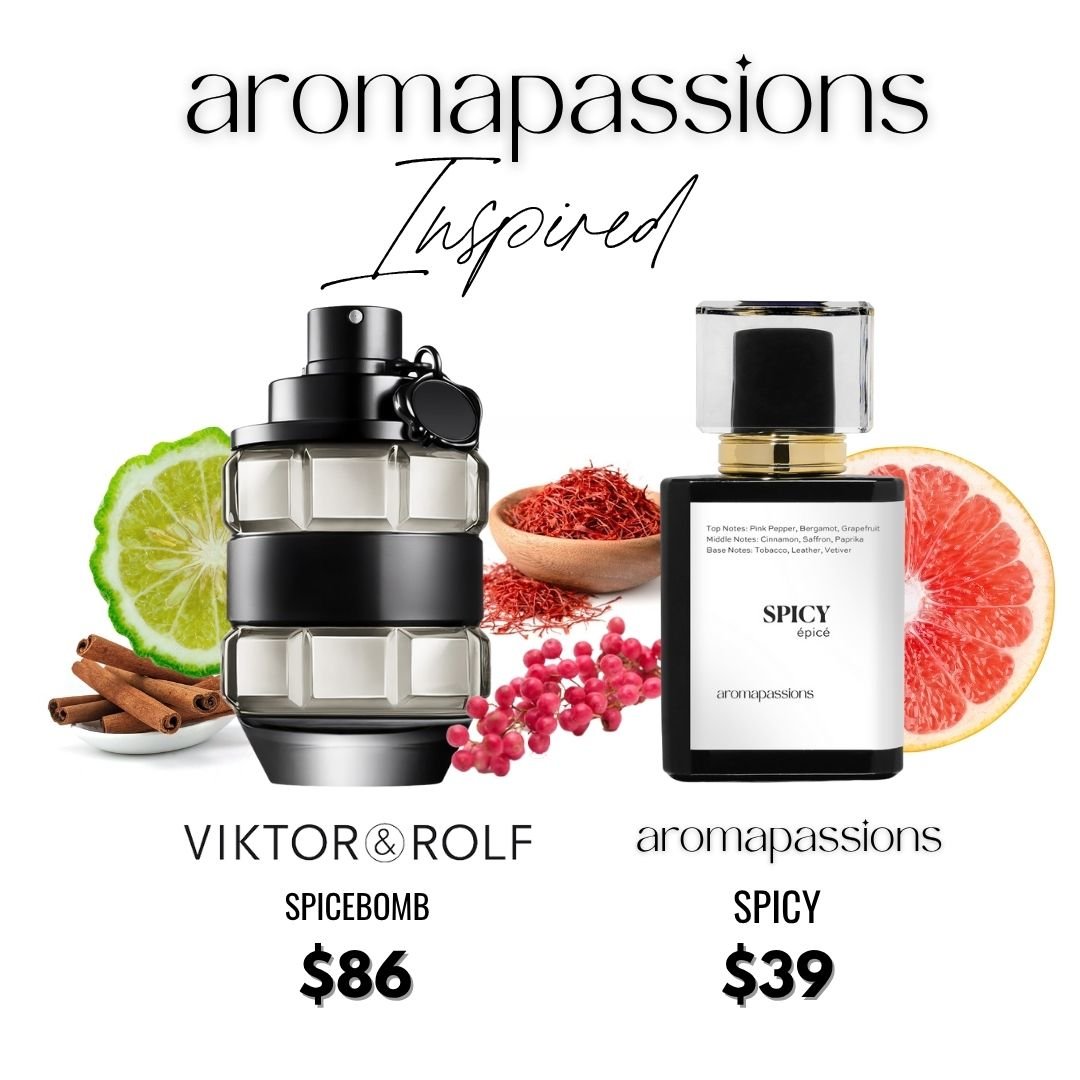 SPICY | Inspired by VIKTOR & ROLF SPICEBOMB | Spicebomb Dupe Pheromone Perfume - aromapassions