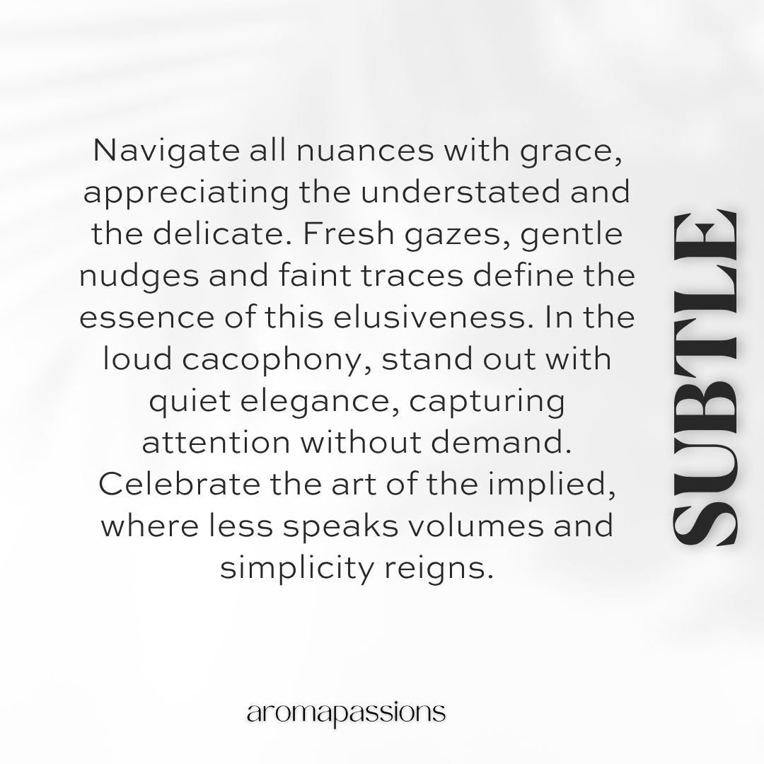 SUBTLE | Inspired by PARFUMS DE MARLY KALAN | Kalan Dupe Pheromone Perfume - aromapassions