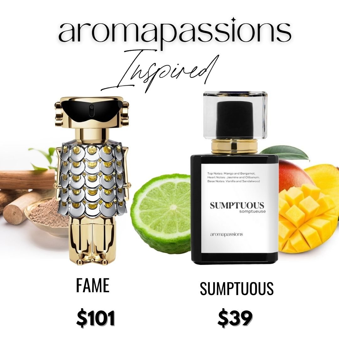 SUMPTUOUS | Inspired by PACO RABANNE FAME | Fame Dupe Pheromone Perfume - aromapassions