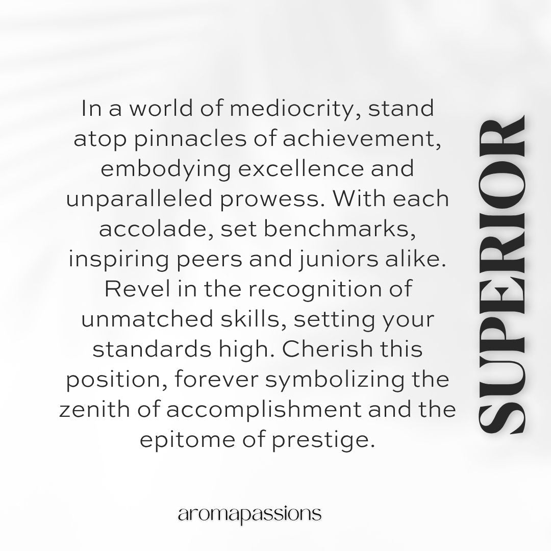 SUPERIOR | Inspired by LE LABO THÉ NOIR 29 | Thé Noir 29 Dupe Pheromone Perfume - aromapassions