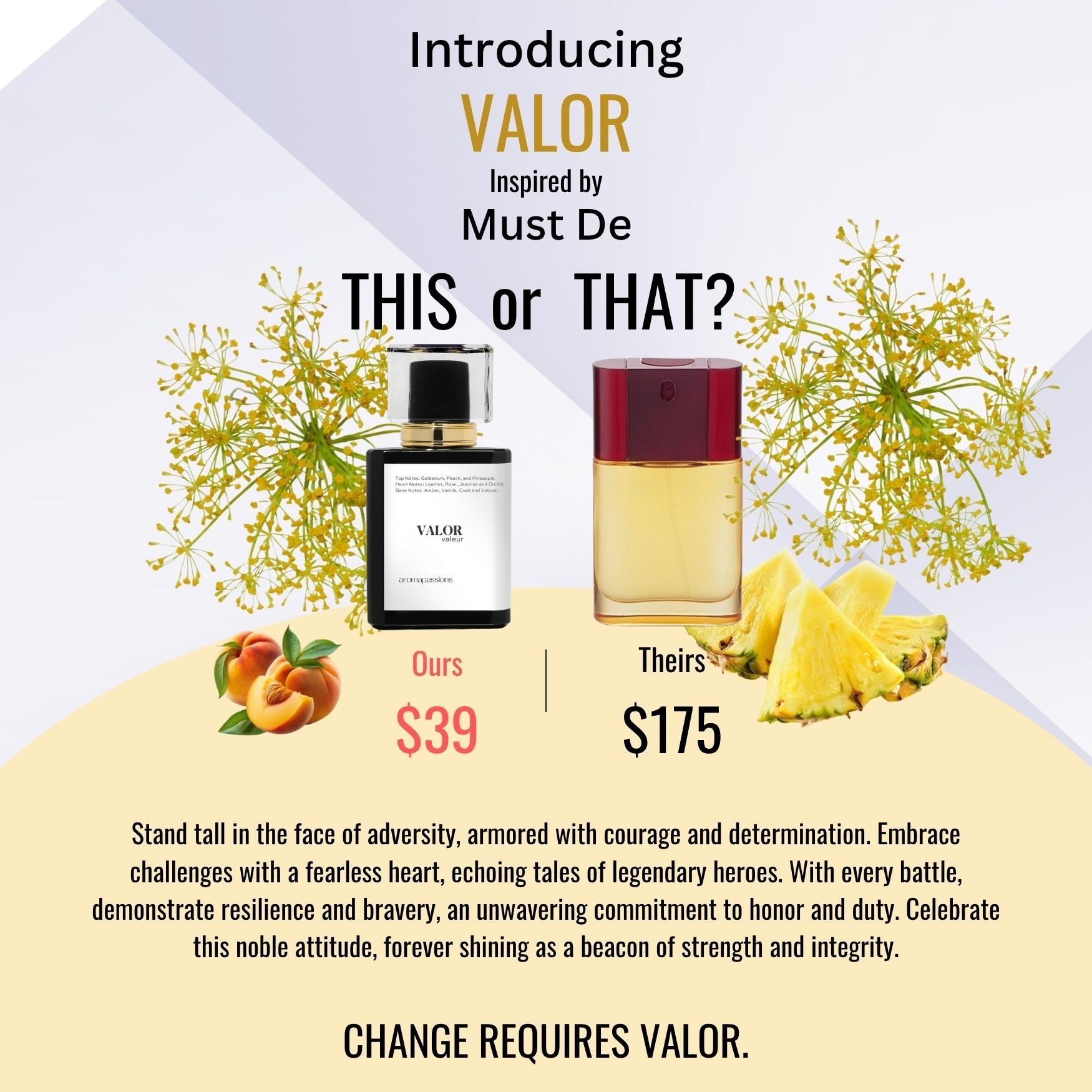 VALOR | Inspired by CARTIER MUST DE CARTIER | Must De Cartier Dupe Pheromone Perfume - aromapassions