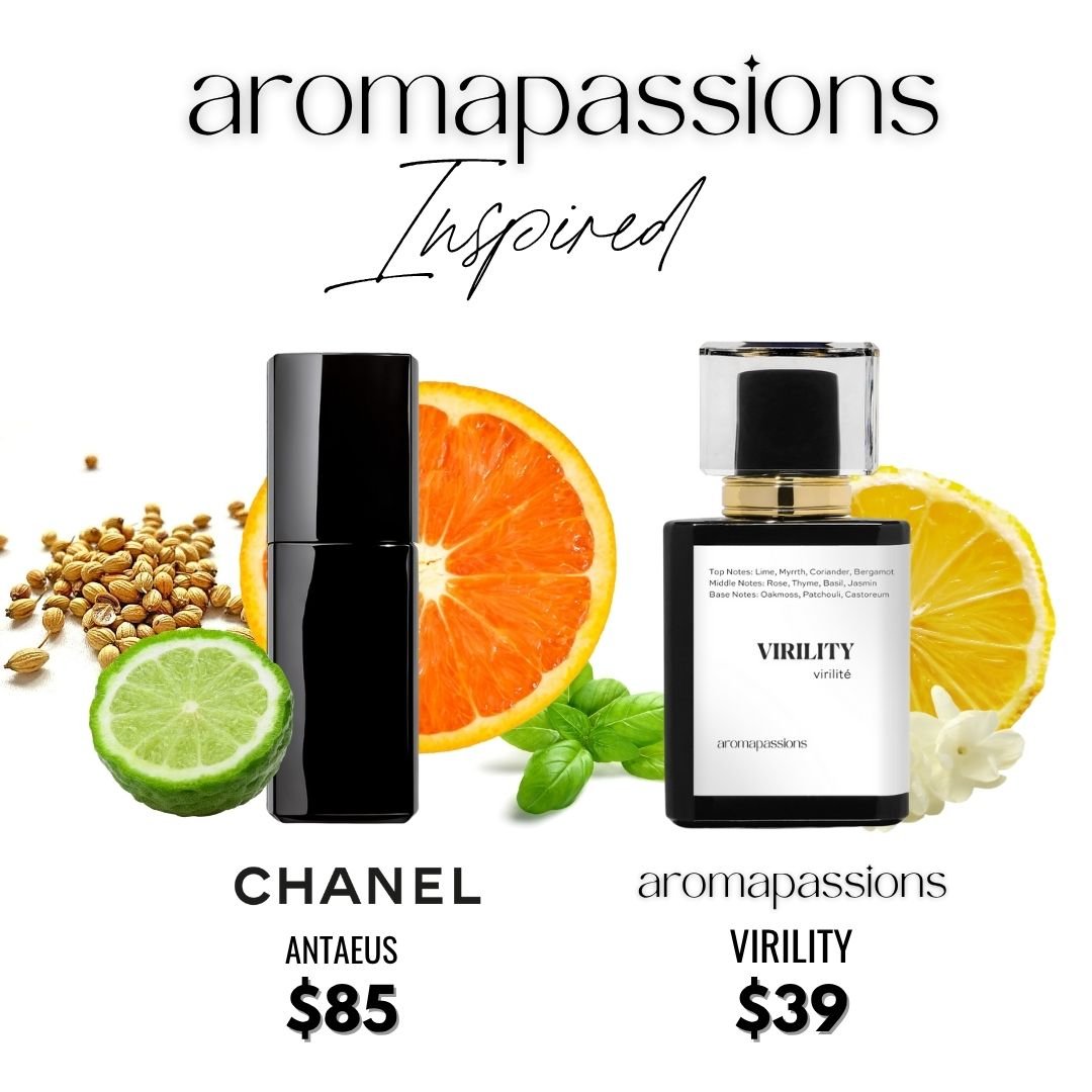 VIRILITY | Inspired by CHANEL ANTAEUS | Antaeus Dupe Pheromone Perfume - aromapassions
