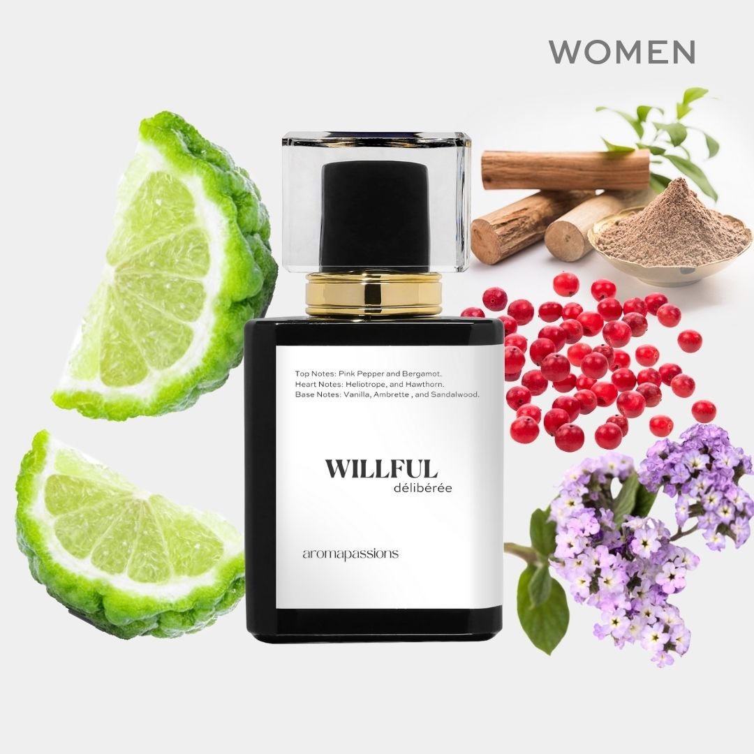 WILLFUL | Inspired by TOM FORD METALLIQUE | Metallique Dupe Pheromone Perfume - aromapassions