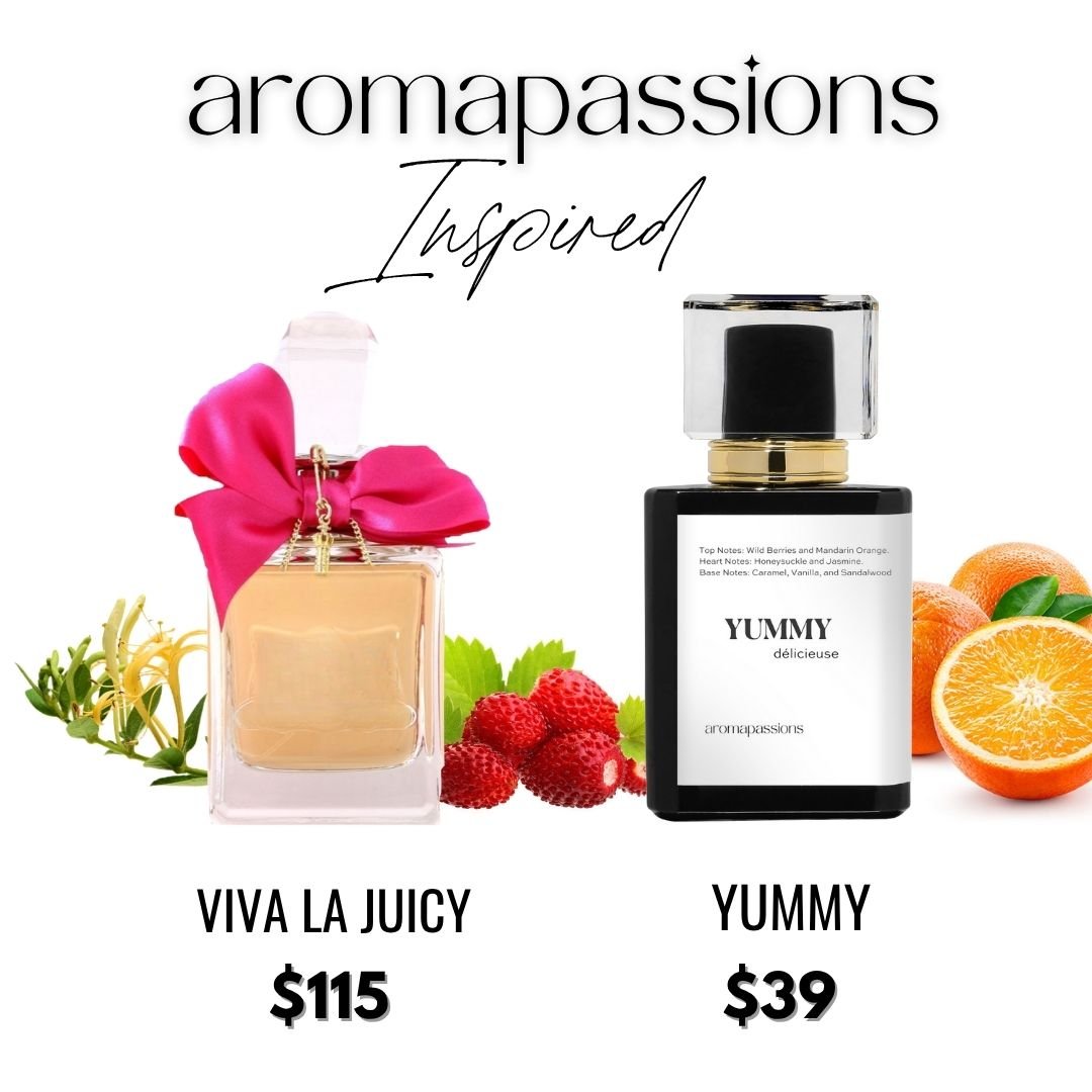 YUMMY | Inspired by JUICY - COUTURE VIVA LA JUICY | Viva La Juicy Dupe Pheromone Perfume - aromapassions